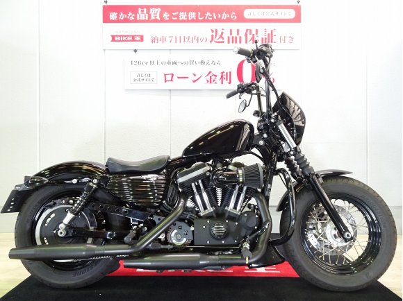 Sportster 1200X Forty-eight [ XL1200X ]（フォーティーエイト）マフラー・エアクリ・ハンドルカスタム／アンダーカウル・ビキニカウル装備