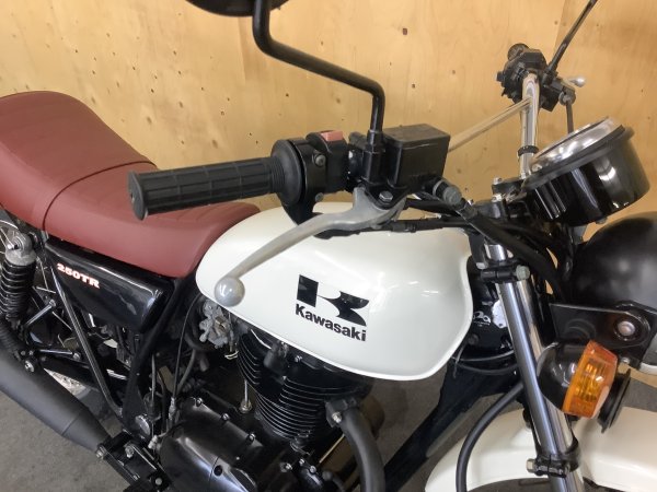 250TR 純正タンク 白 （タンクが完成！！…んで、交換です 