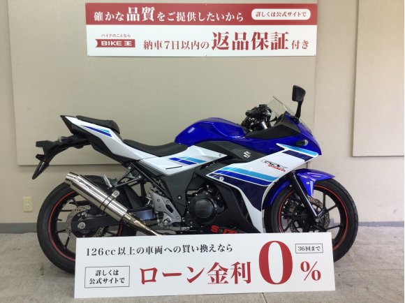 GSX250R　2017年モデル！/WR'Sマフラー装備！/USB電源装備!！!