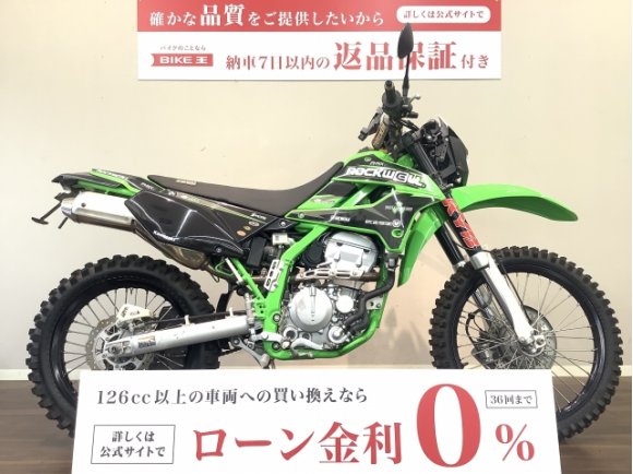 KLX250　サイケデリックなカラーのフレームが特徴のファイナルエディション！スタイリッシュなカスタム多数!！!