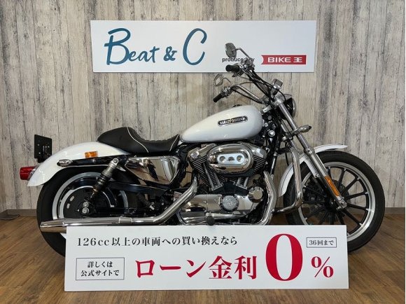 XL1200L　■バッテリー新品■オーリンズサス■K&Hシート■エンジンガード■スリムレバー■サイドバック■前後ウインカー