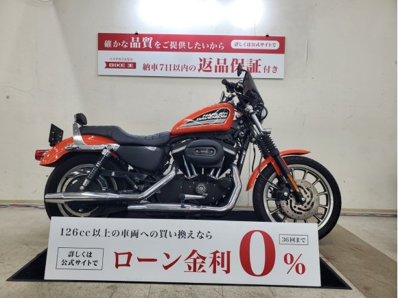 XL883R　2007年モデル　バックレスト装備！!