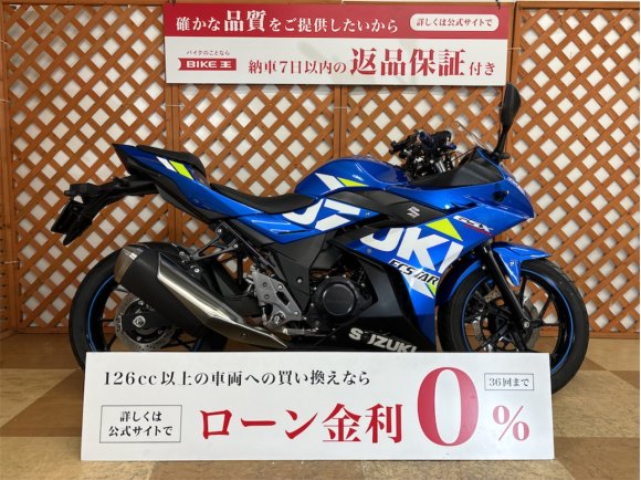 GSX-250R　エクスターカラー　USB2ポート　ミツバサンコーワ製ドライブレコーダー装備　スマホホルダー装備