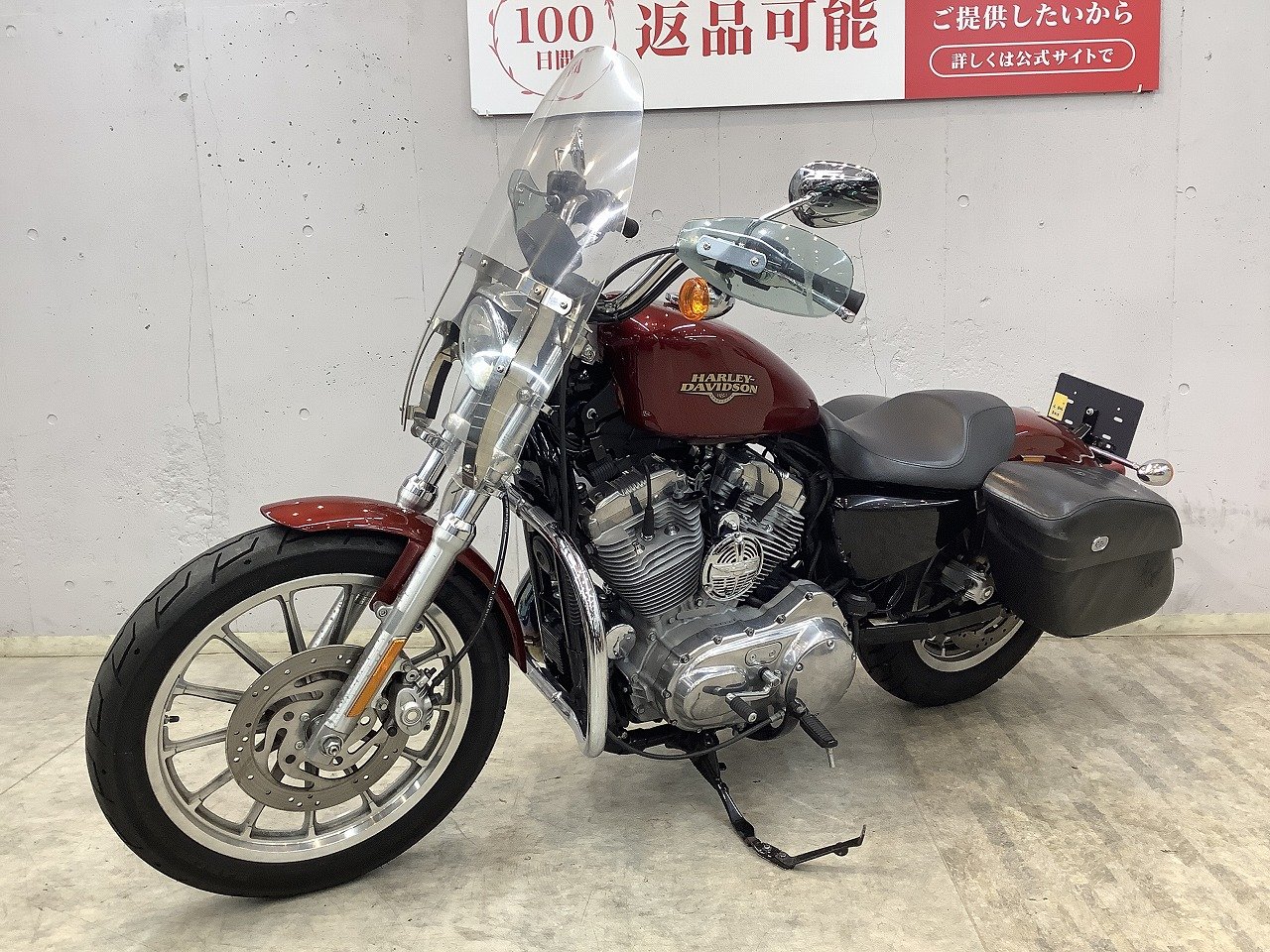 XL883LI デタッチャブルスクリーン！ サイドバック