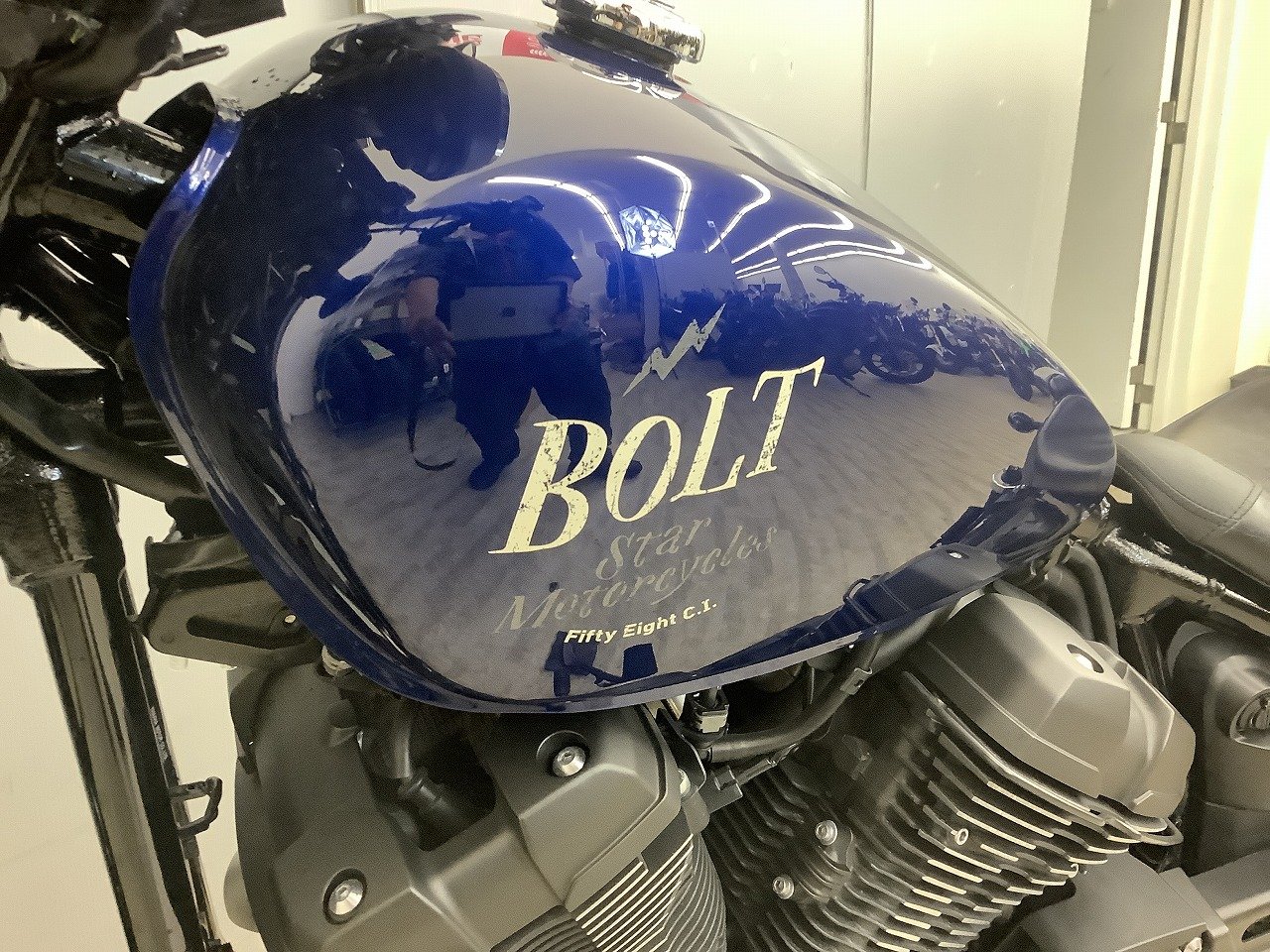 美品BOLT ボルト タンク ペールブルーメタリックJ 外装EBL-VN04J