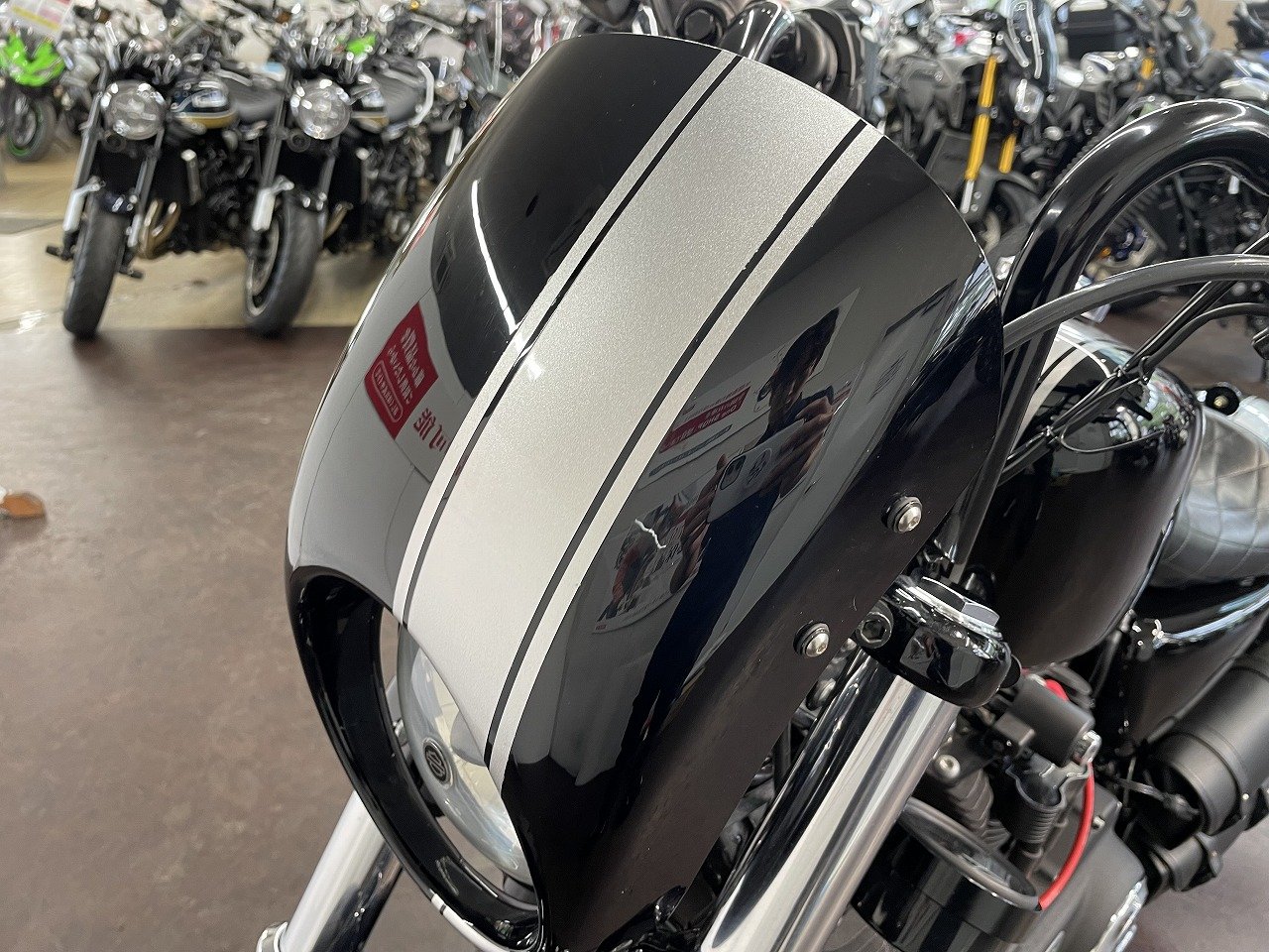 XL1200X ショートフェンダー タンクアップなどカスタム