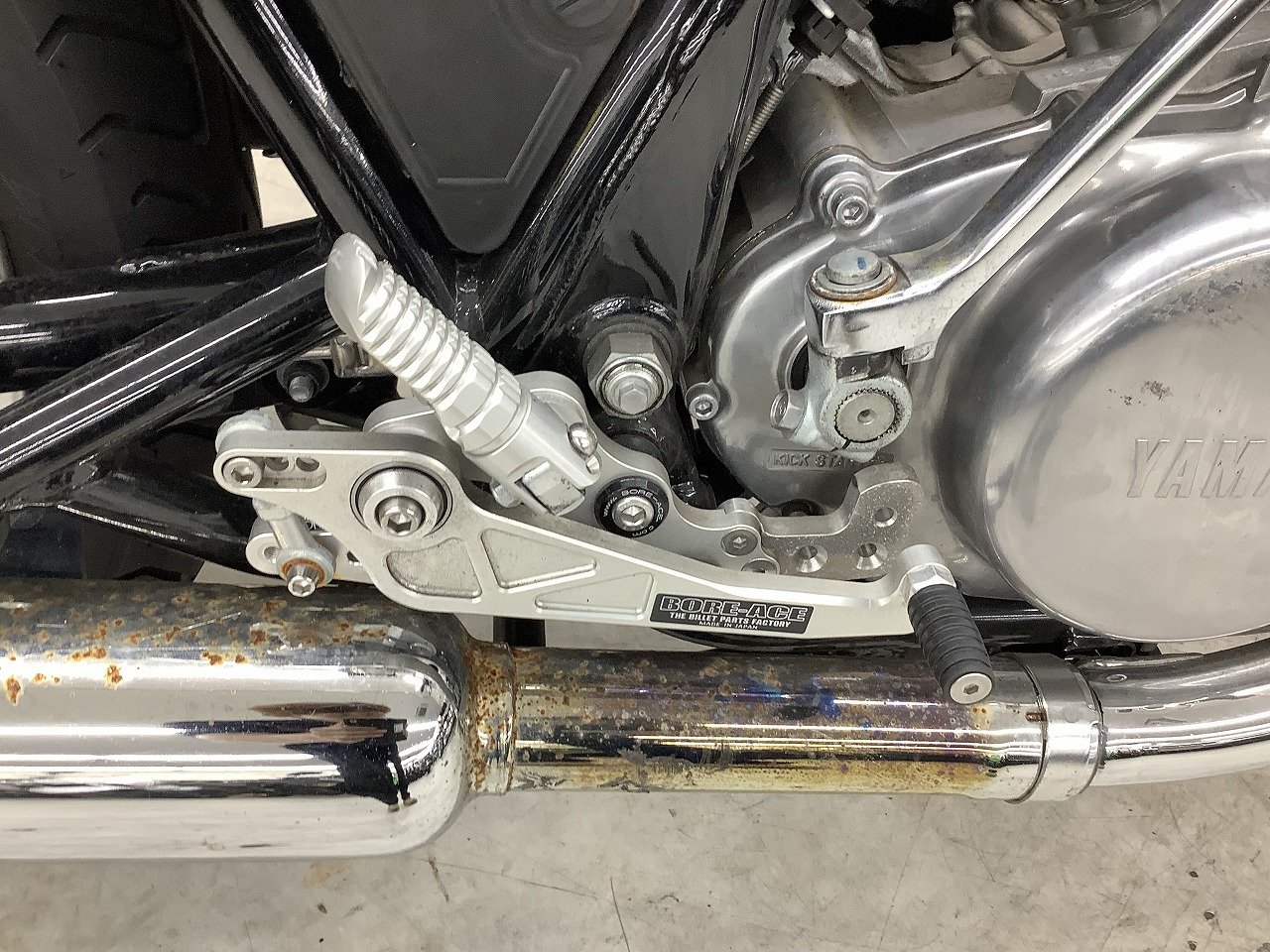 SR400 ファイナルエディション2021年式　マフラー、エキパイ K-FACTORY ONLINE SHOP / フルエキゾーストマフラー 1本出し (SR400)