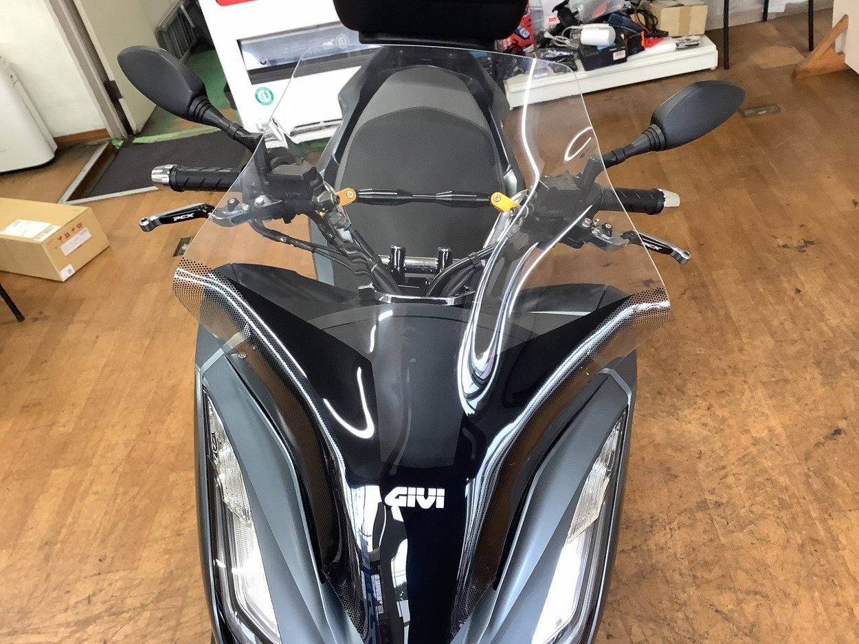 モーグリ PCX モリワキ製マフラー トップケース スクリーン レバー