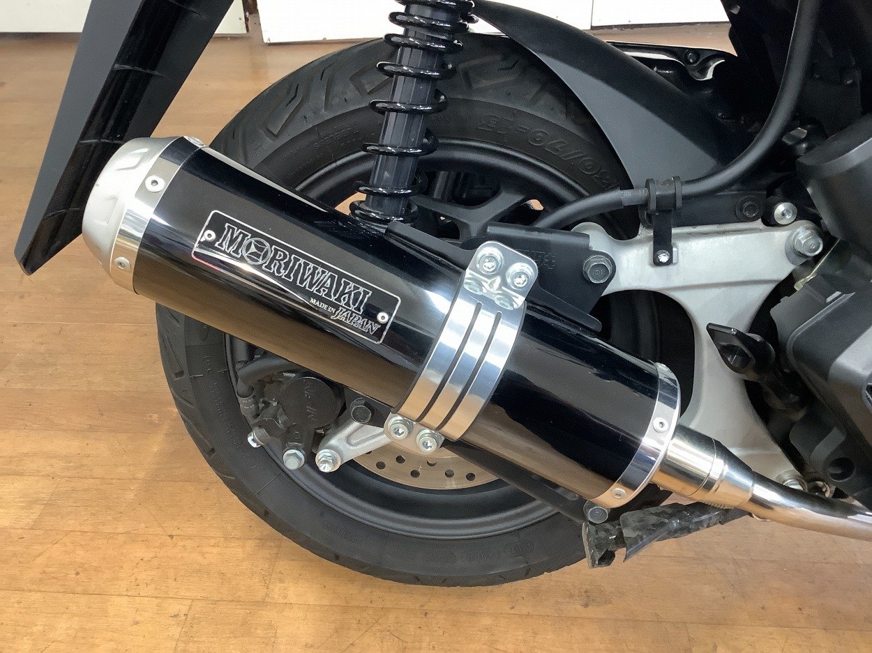 モーグリ PCX モリワキ製マフラー トップケース スクリーン レバー
