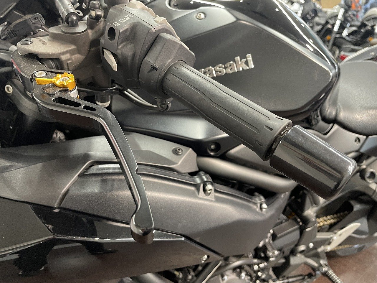 Z H2 オーリンズサス グリップヒーター ステアリングダンパー