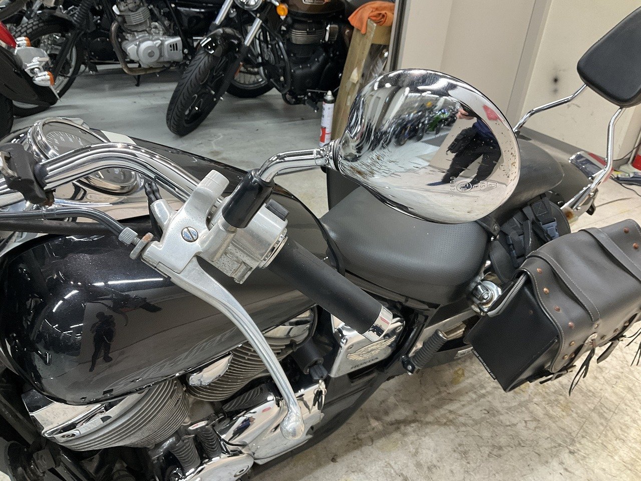 シャドウスラッシャー400 スラッシュカットマフラー ホンダ HONDA ステンレス スラッシュダウンマフラー シャドウ Shadow