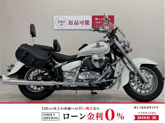 イントルーダー４００クラシック　キャスト仕様　フィッシュテールマフラー　フォグランプ　サイドバック　バックレスト　ＣＣバー　スクリーン装備