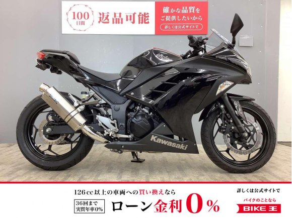 Ninja 250  WR'ｓ政府認証マフラー装備・フェンダーレス・シフトインジゲーター