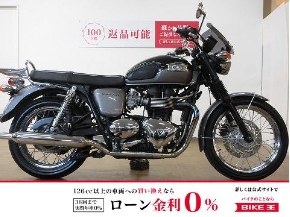 Bonneville T100（ボンネビルT100）／インジェクションモデル／カスタムスクリーン／カスタムキャリア／カスタムサイドバッグステー／カスタムサイドバッグ