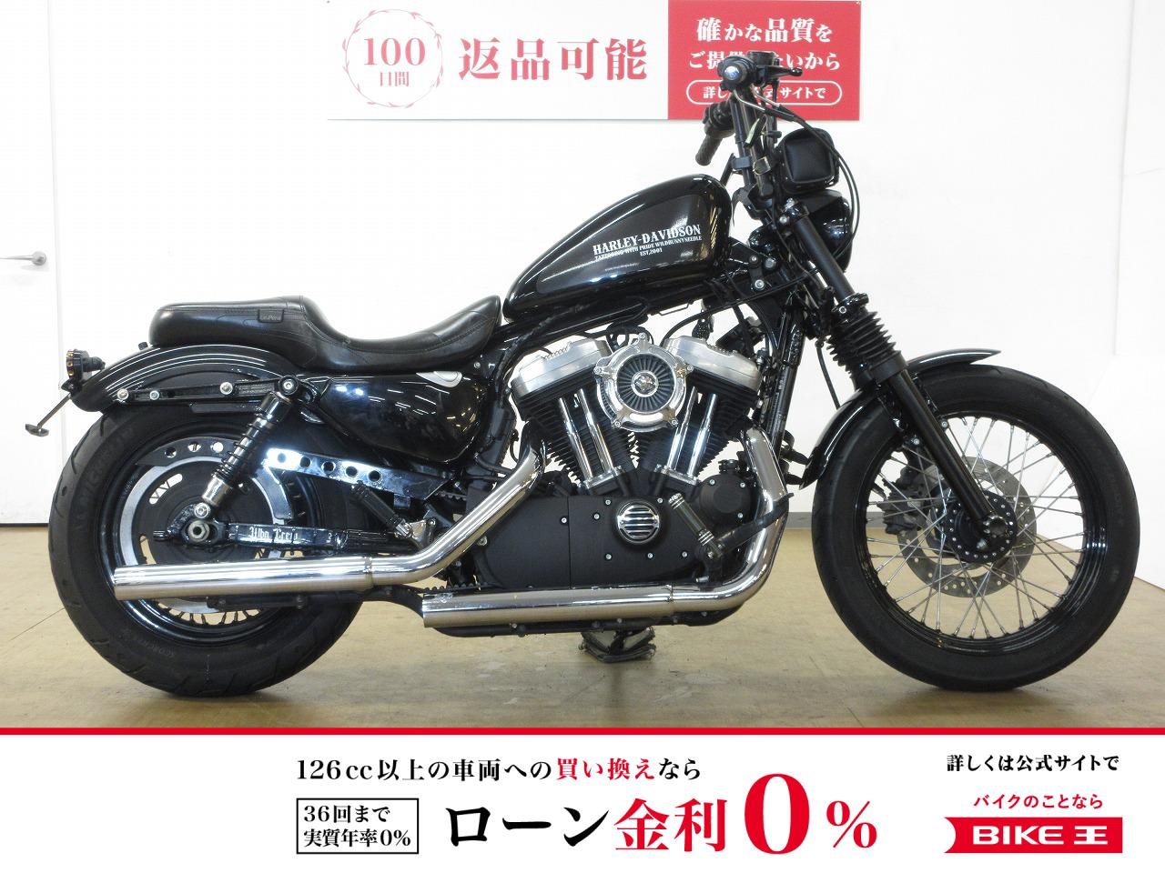 Sportster 1200 Nightster（XL1200N）／社外ウィンカー／サイドバック装備！!