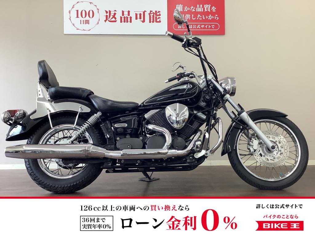 【残価据置　対象】ドラッグスター250　レトロ感とクオリティを調和させた絶版ニーハンアメリカン！　年式を感じさせないメッキの輝きをご覧あれ！！!