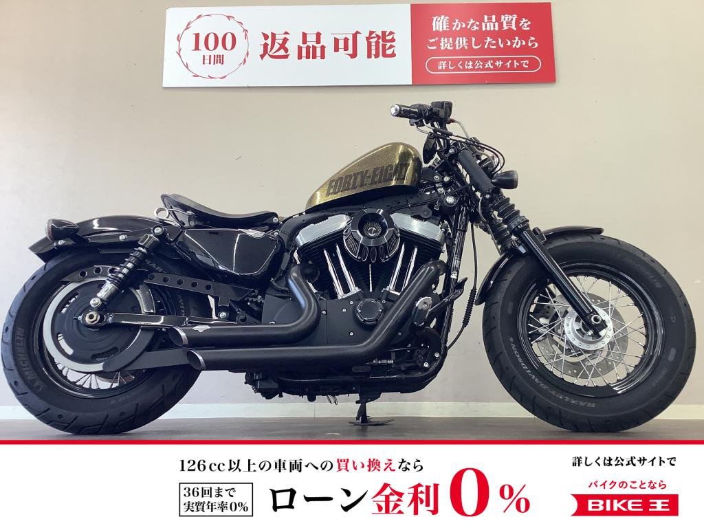XL1200X　ゴールドフレークで特徴的なピーナッツタンクが引き立ちます！　ワンオーナー車！！!