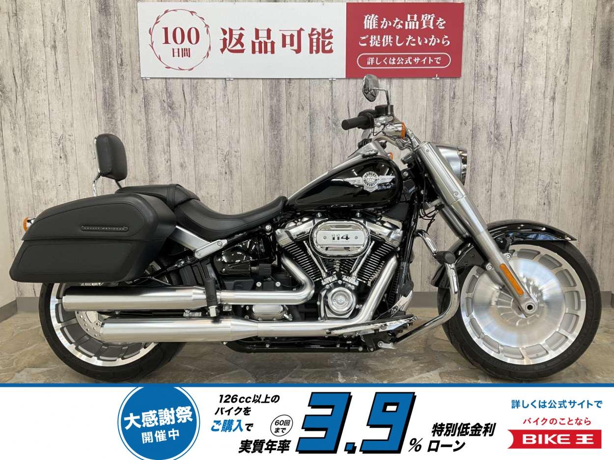 ＦＬＦＢＳ１８７０ファットボーイ１１４　純正オプションサドルバッグ/デタッチャブルシーシーバー/マスタッシュエンジンガード！!