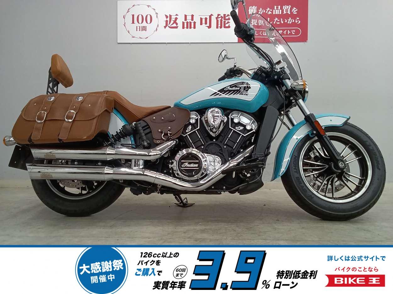 Scout　2022年モデル　スクリーン　バックレスト　サドルバッグ装着！!