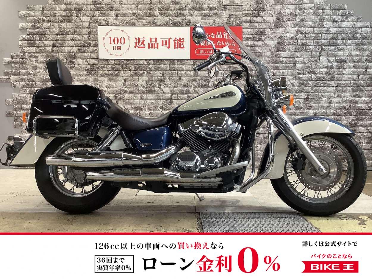 シャドウ750　USB電源　バックレスト　スクリーン　サイドパニア装備　エンジンガード