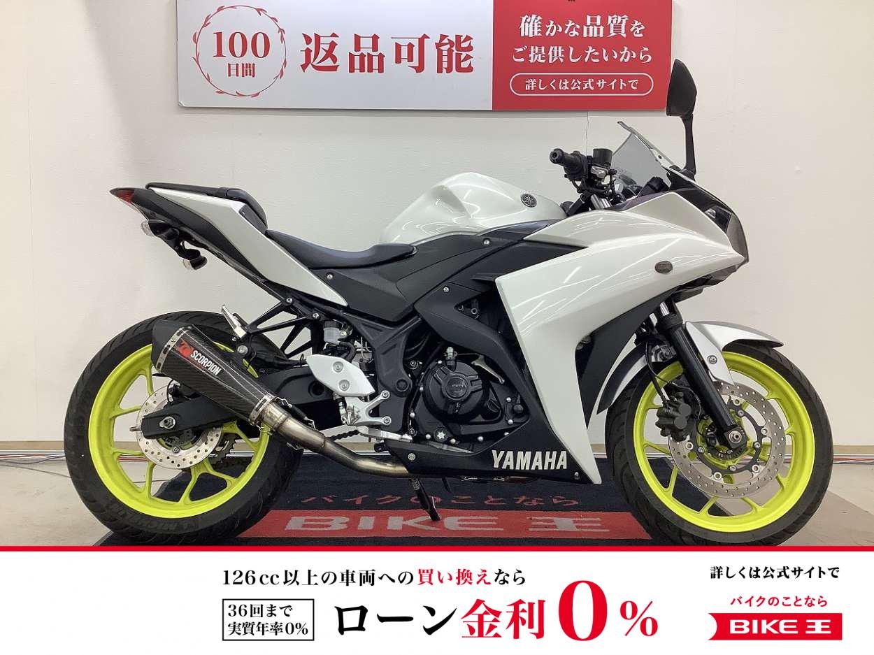 YZF-R3　ウィンカー・フェンダーレスキットカスタム・スコーピオン製マフラー装備