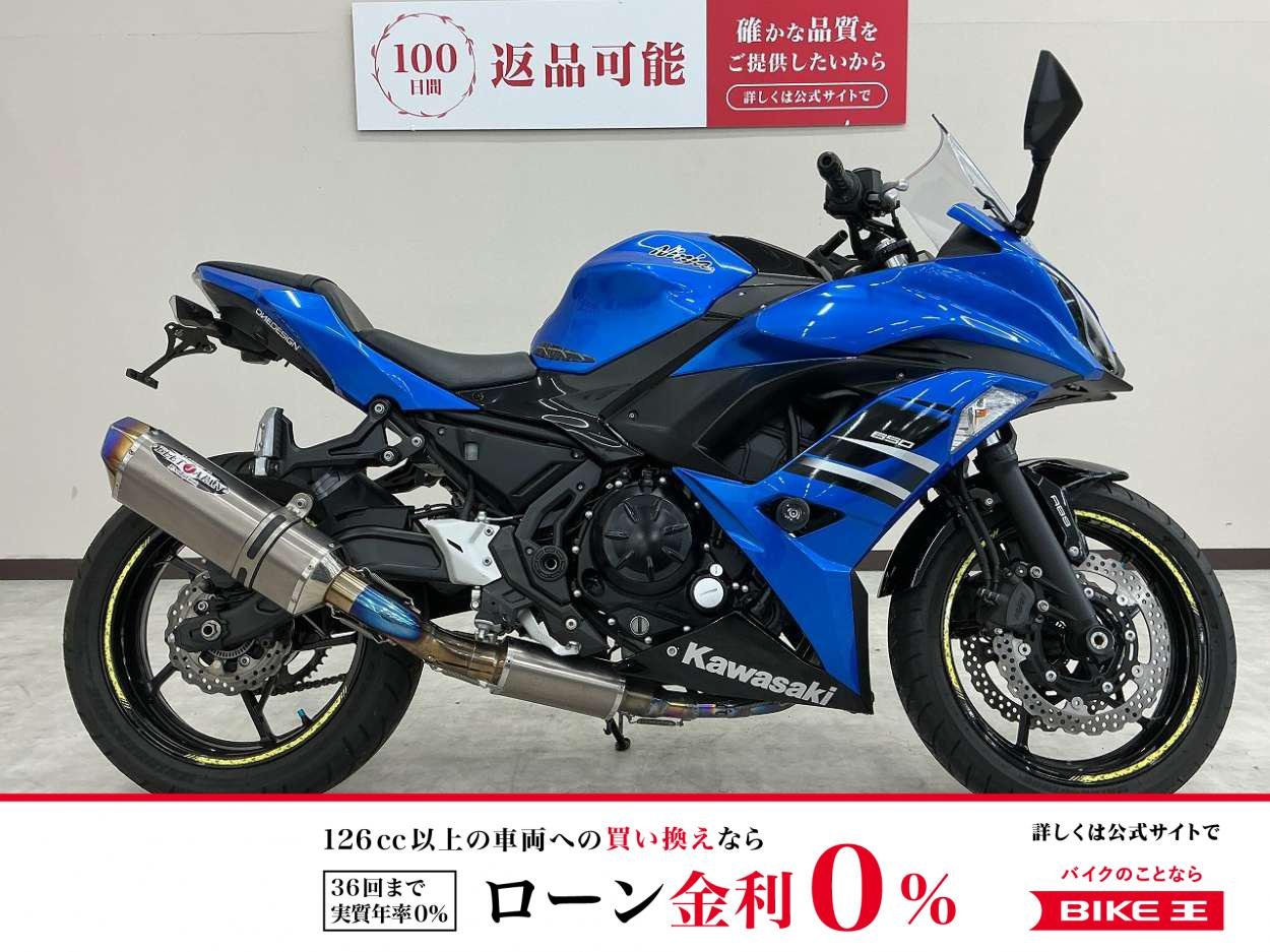Ｎｉｎｊａ ６５０　ＡＢＳ　フェンダーレス　政府認証フルエキビートマフラー　ＵＳＢ電源　エンジンスライダー装備