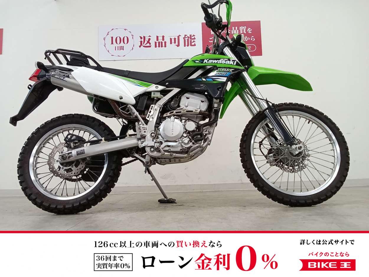 KLX250　ZETA製ナックルガード／DELTAバレット４サイレンサー／リアキャリア