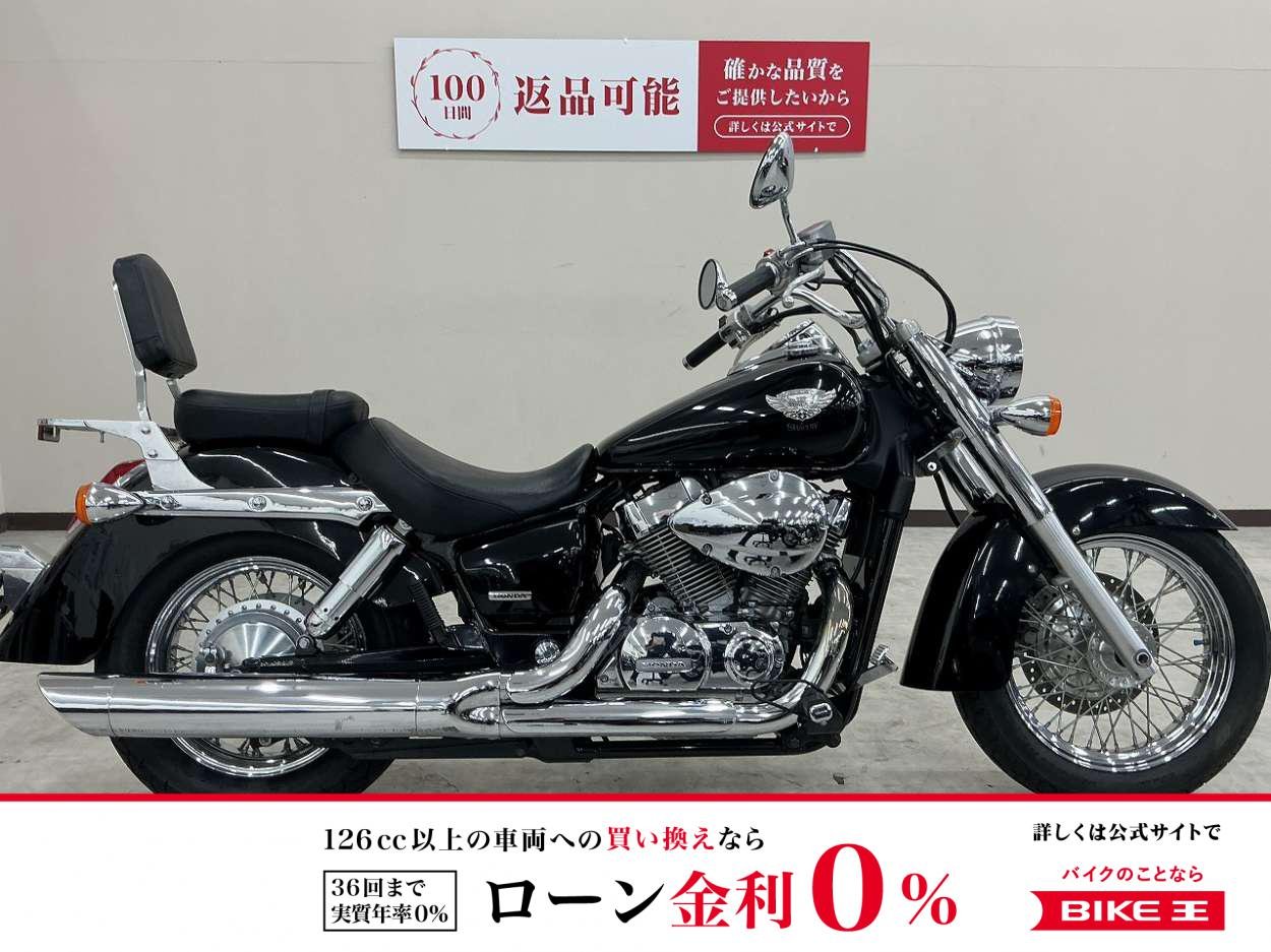 シャドウ７５０　バックレストキャリア装備　ホーンカスタム