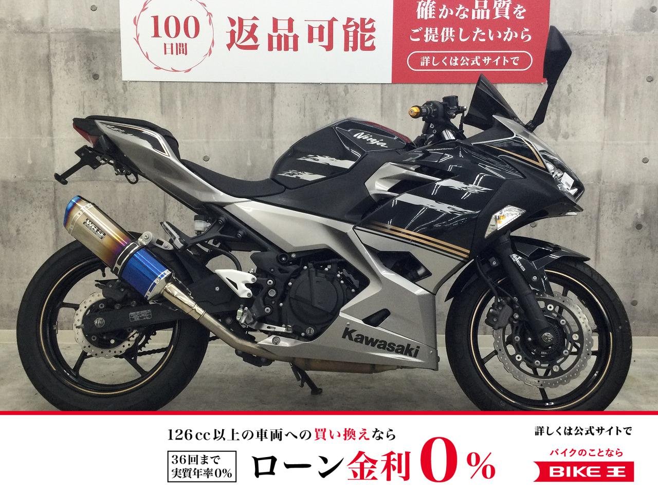 ニンジャ250【マフラー・フェンダーレスカスタム】