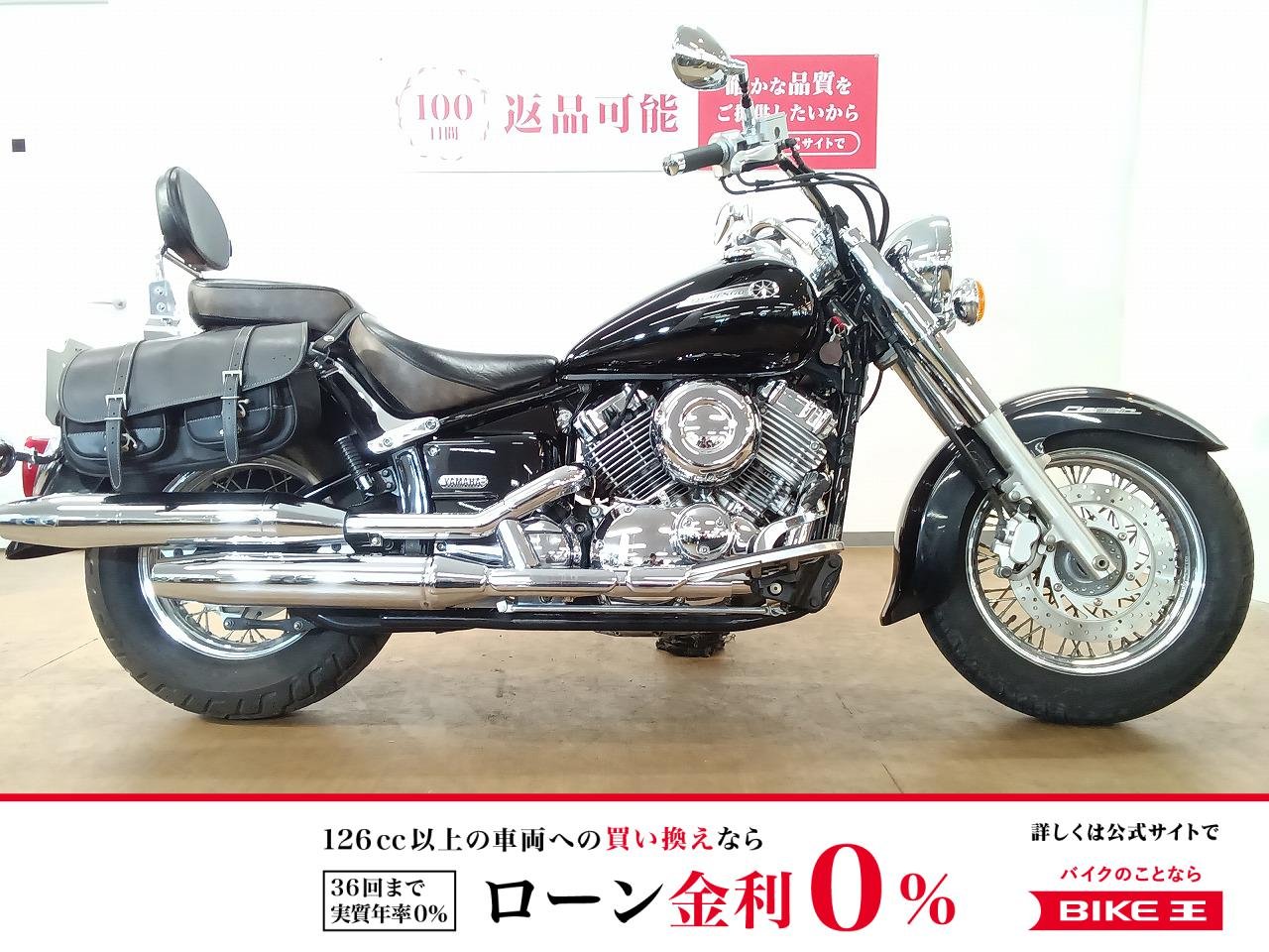 Drag Star Classic 400（ドラッグスタークラシック400）／VH02J型／インジェクションモデル／サイドバック＆サイドバックステー／バックレスト装備