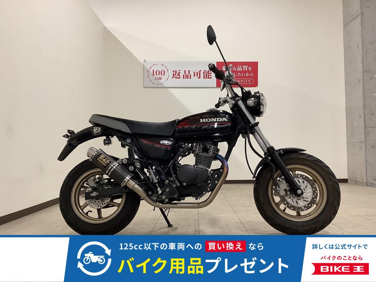APE 100 Type D　2009年モデル　ヨシムラマフラー/タケガワデジタルメーター/インナーフェンダー