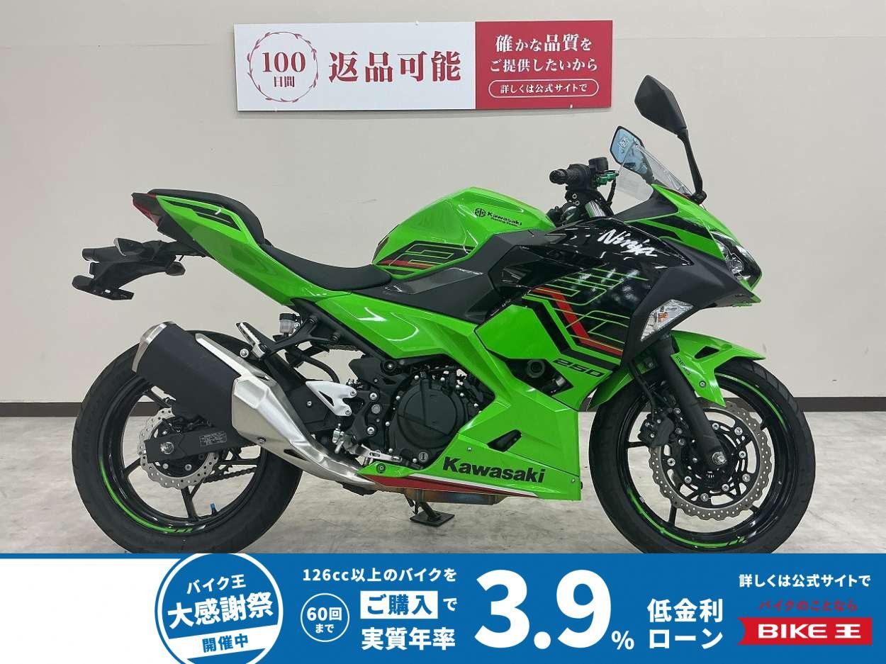 【残価据置　対象】ＮＩＮＪＡ２５０　ＫＲＴエディション　エンジンスライダー　反射防止ミラー装備　レバーカスタム