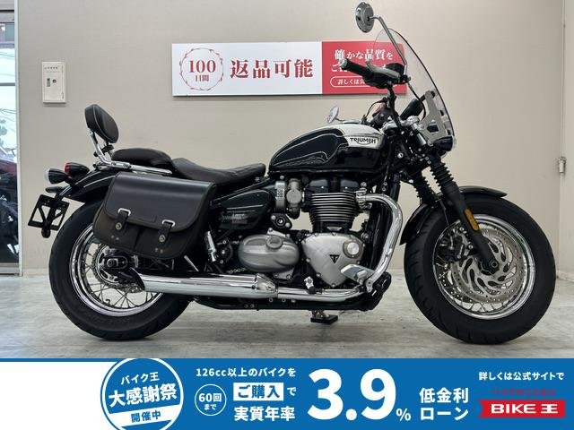 ボンネビルスピードマスター　ウィンドシールド　ドラレコ　バックレスト　サドルバック他カスタム