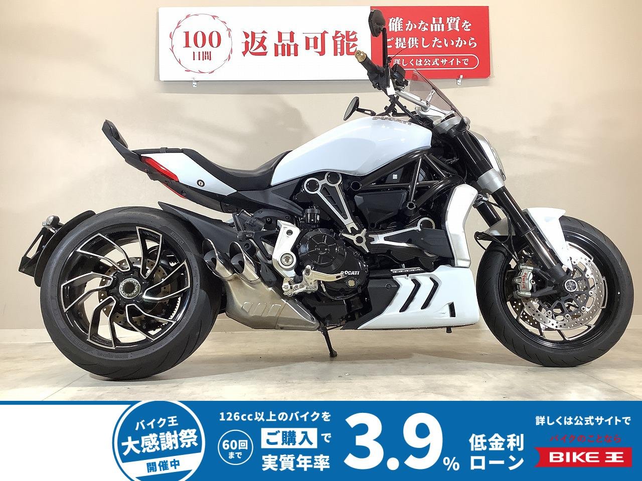  X DIAVEL S　2018年モデル/キーレス/ウィンドスクリーン/リモコンキー1個