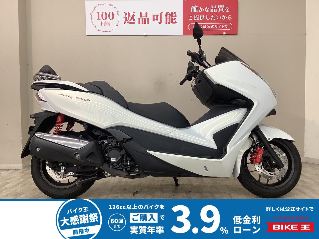 フォルツァＳｉ　２０１３年モデル　バックレスト装備