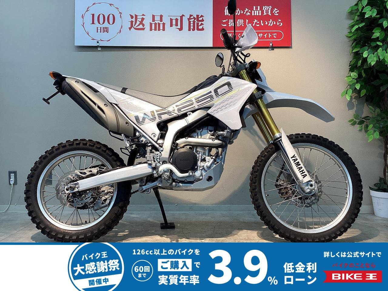ＷＲ２５０Ｒ　２０１７年最終モデル　ナックルガード　アルミアンダーガード　フェンダーレスキット装備！!