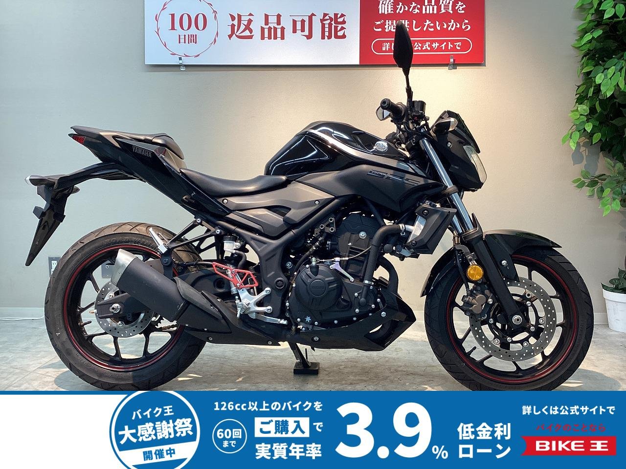 MT-25　2019年モデル　メットホルダー装備　純正キー2本