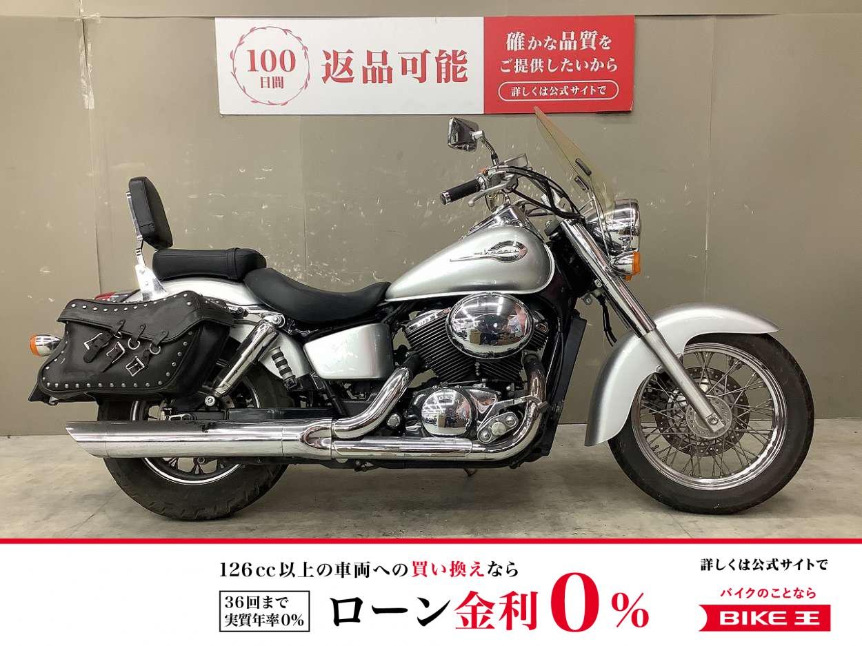 シャドウ750　スクリーン、サドルバッグ、バックレスト装備、リアタイヤ　チェーン無料交換!