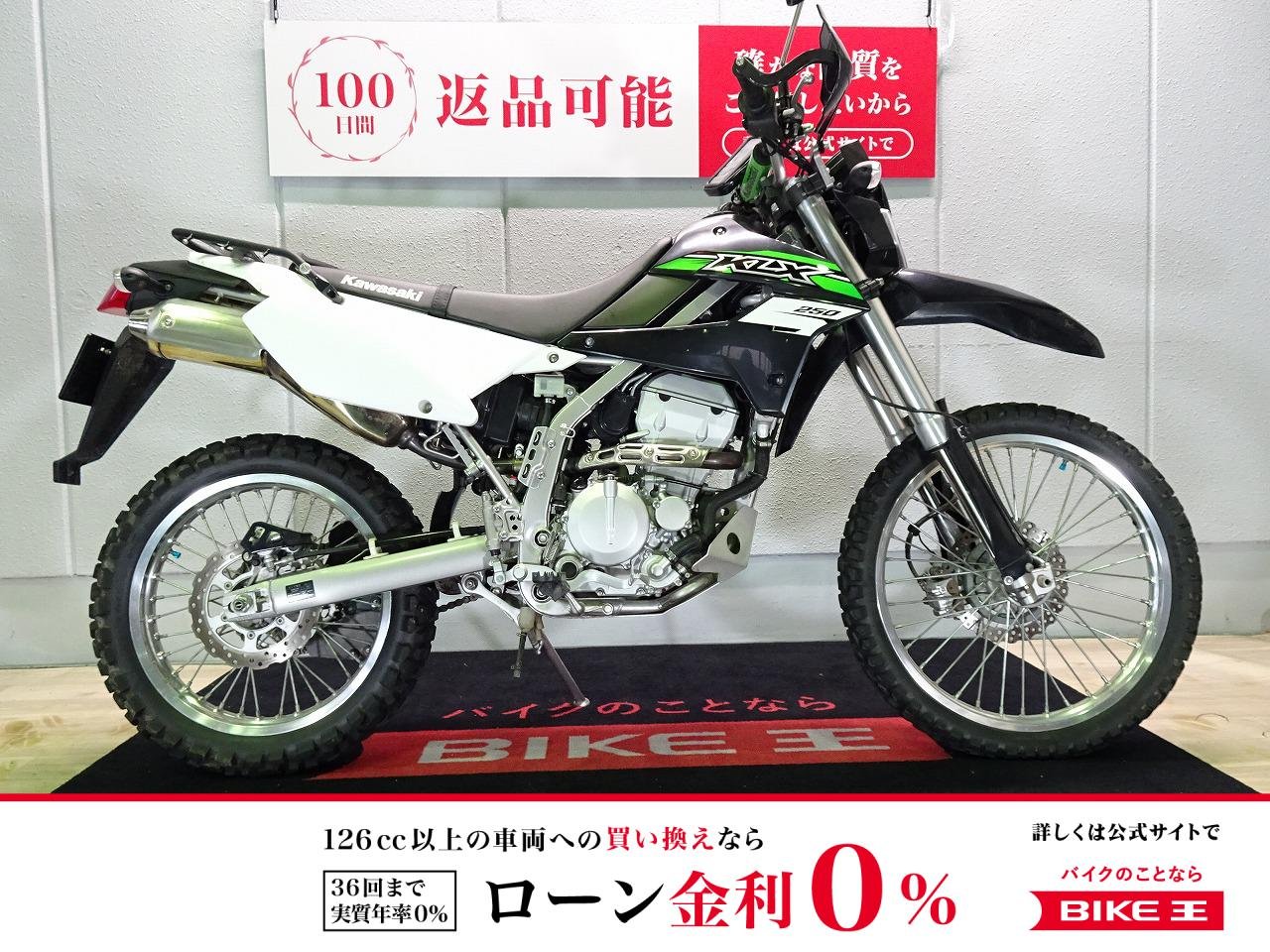 KLX250　2015年モデル／ナックルガード／リアキャリア装備