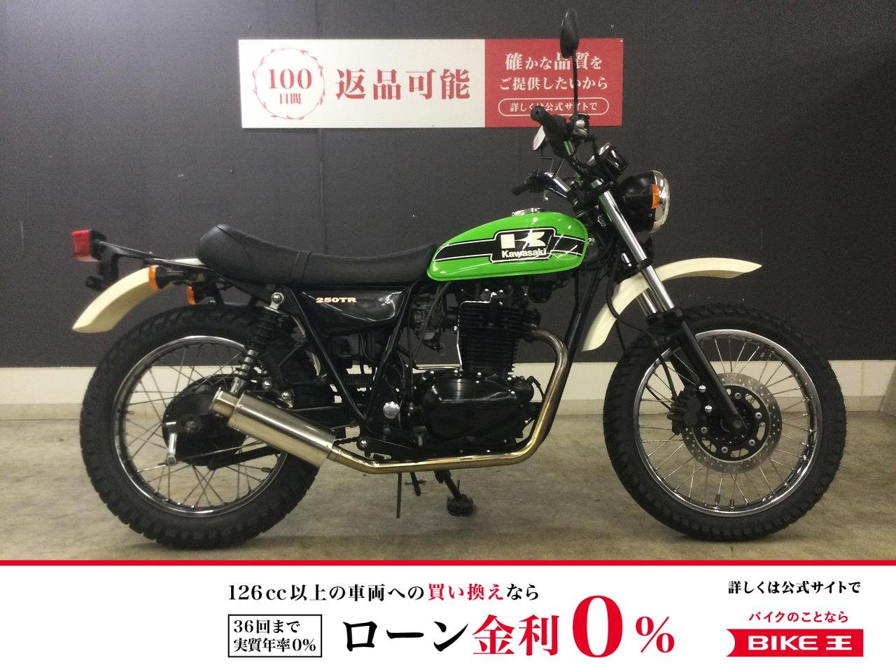 ２５０ＴＲ　キャブレター　カスタムマフラー　２００５年モデル